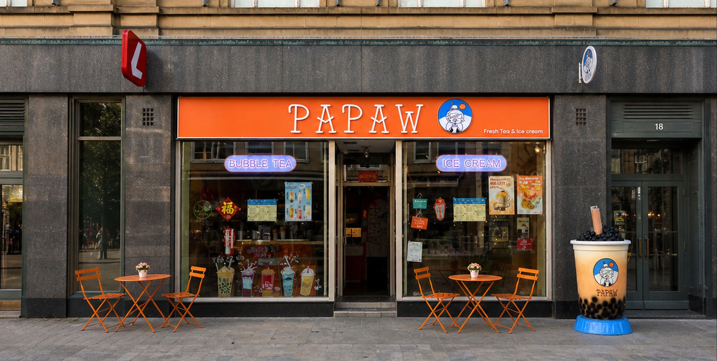 Papawcha on Cheap Street in Bath